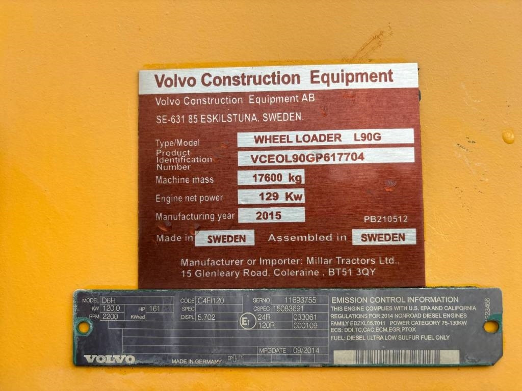 Volvo L 90 G (Under Preparation)  - Wheel loader: picture 3 Volvo L 90 G (Under Preparation)  - Wheel loader: picture 3