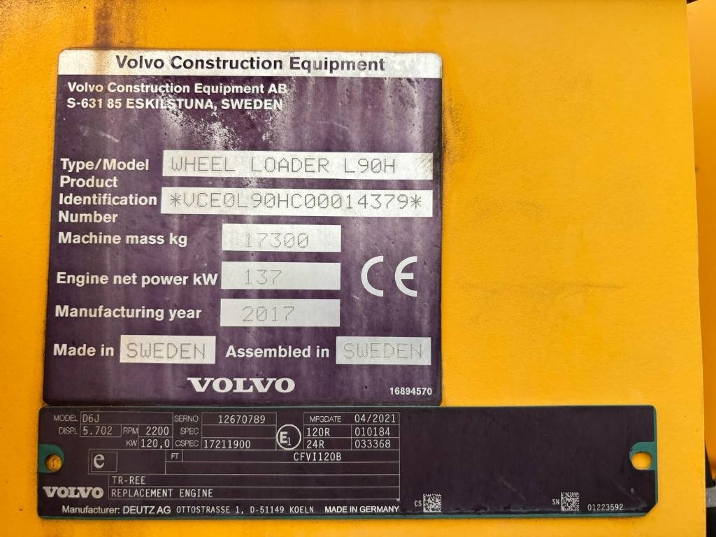Volvo L 90 H (Under Preparation) - Wheel loader: picture 3 Volvo L 90 H (Under Preparation) - Wheel loader: picture 3