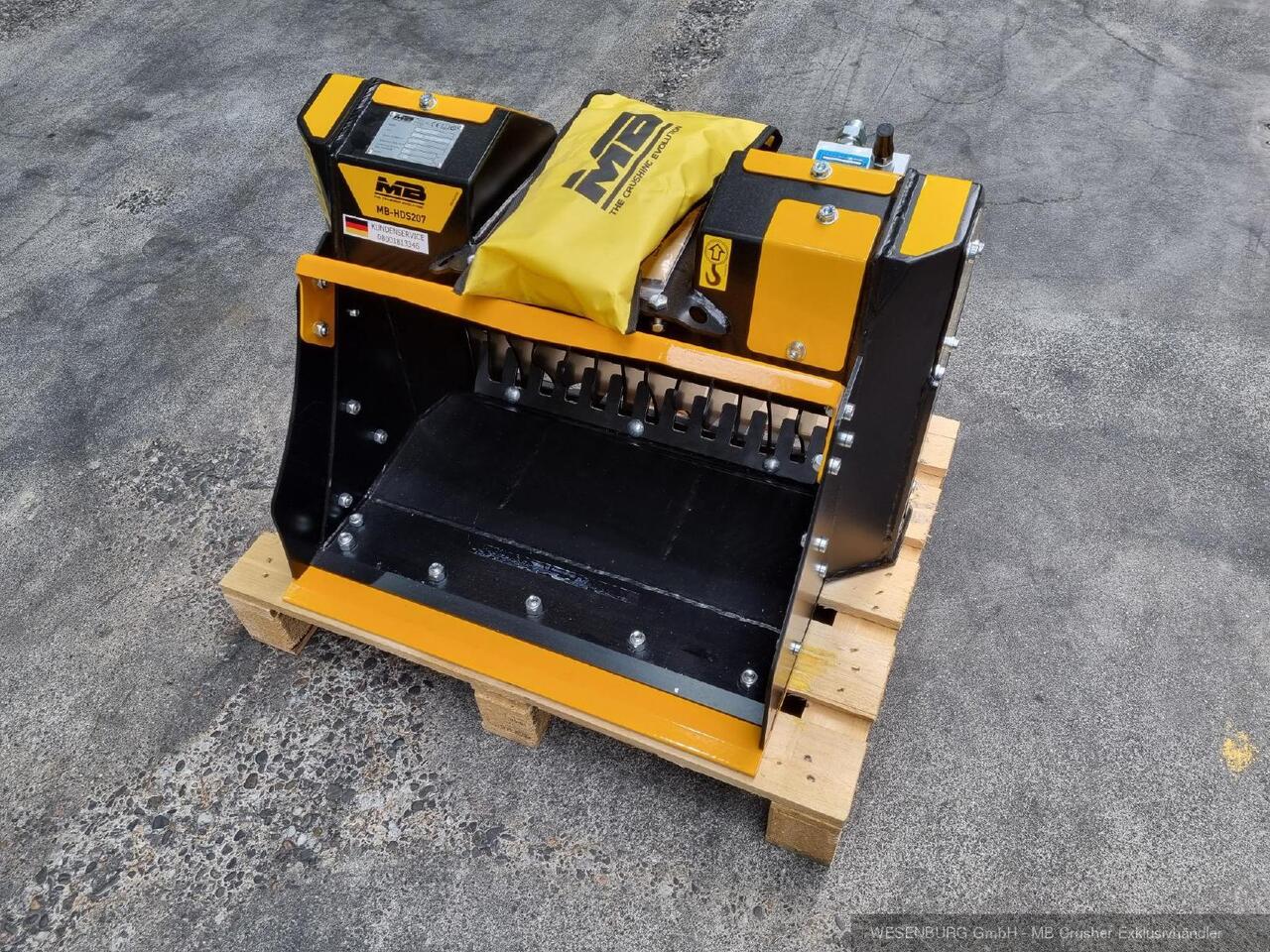 MB Crusher Schaufelseparator Separator MB-HDS 207 / 1,3 - 2,8 t - Sorting bucket for Construction machinery: picture 1 MB Crusher Schaufelseparator Separator MB-HDS 207 / 1,3 - 2,8 t - Sorting bucket for Construction machinery: picture 1