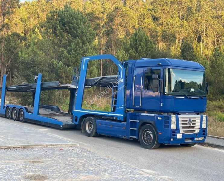 Renault Magnum 480 DXI - Autotransporter truck, Autotransporter semi-trailer: picture 1 Renault Magnum 480 DXI - Autotransporter truck, Autotransporter semi-trailer: picture 1