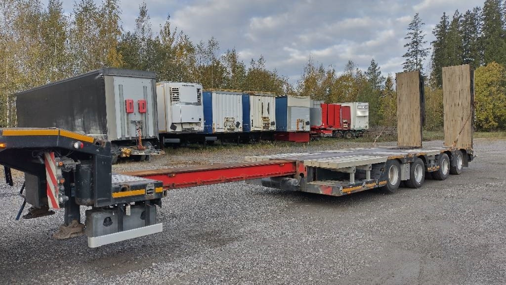 Kell-berg Jatko pokka, pitkillä rampeilla, pyöräko  - Low loader semi-trailer: picture 1 Kell-berg Jatko pokka, pitkillä rampeilla, pyöräko  - Low loader semi-trailer: picture 1