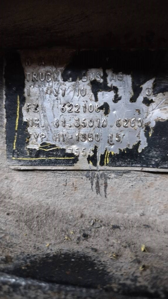 MAN HY-1350 takaperä 3,70 - Axle and parts for Truck: picture 4 MAN HY-1350 takaperä 3,70 - Axle and parts for Truck: picture 4