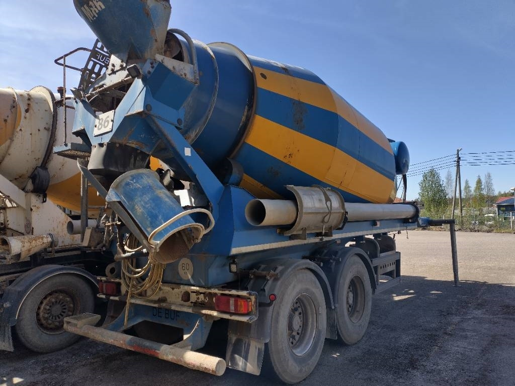 MOL Debuf 12 M3 mixeri - Concrete mixer semi-trailer: picture 3 MOL Debuf 12 M3 mixeri - Concrete mixer semi-trailer: picture 3