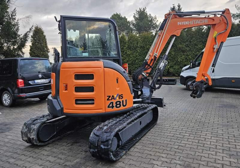 Crawler excavator Hitachi ZX48U-5A CLR / 3 ŁYŻKI / SPROWADZONA / 2 300 MTH: picture 10