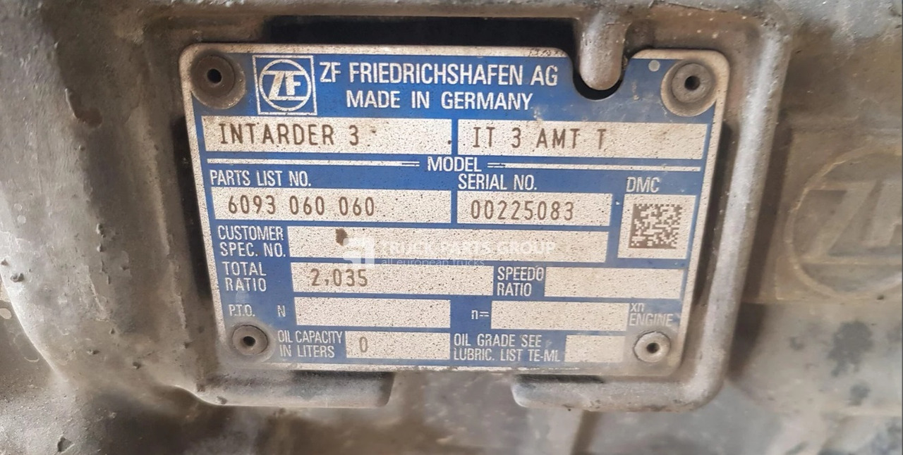 IVECO IVECO STRALIS HI-WAY EURO6 gearbox + intarder3 (retarder), 12AS2331TD, interder3, IT 3 AMT T, 6093060060, 00225083, 1333041065, 00238158, 4213550120, 6009297007, 6070010004, 6093060060, 3IT3AMT - Gearbox for Truck: picture 3 IVECO IVECO STRALIS HI-WAY EURO6 gearbox + intarder3 (retarder), 12AS2331TD, interder3, IT 3 AMT T, 6093060060, 00225083, 1333041065, 00238158, 4213550120, 6009297007, 6070010004, 6093060060, 3IT3AMT - Gearbox for Truck: picture 3