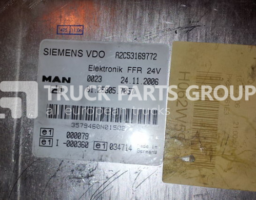 MAN TGA, TGS, TGM, TGL D2066LF, D2876LF ignition set ECU+FFR+chip ke control unit - ECU for Truck: picture 2 MAN TGA, TGS, TGM, TGL D2066LF, D2876LF ignition set ECU+FFR+chip ke control unit - ECU for Truck: picture 2