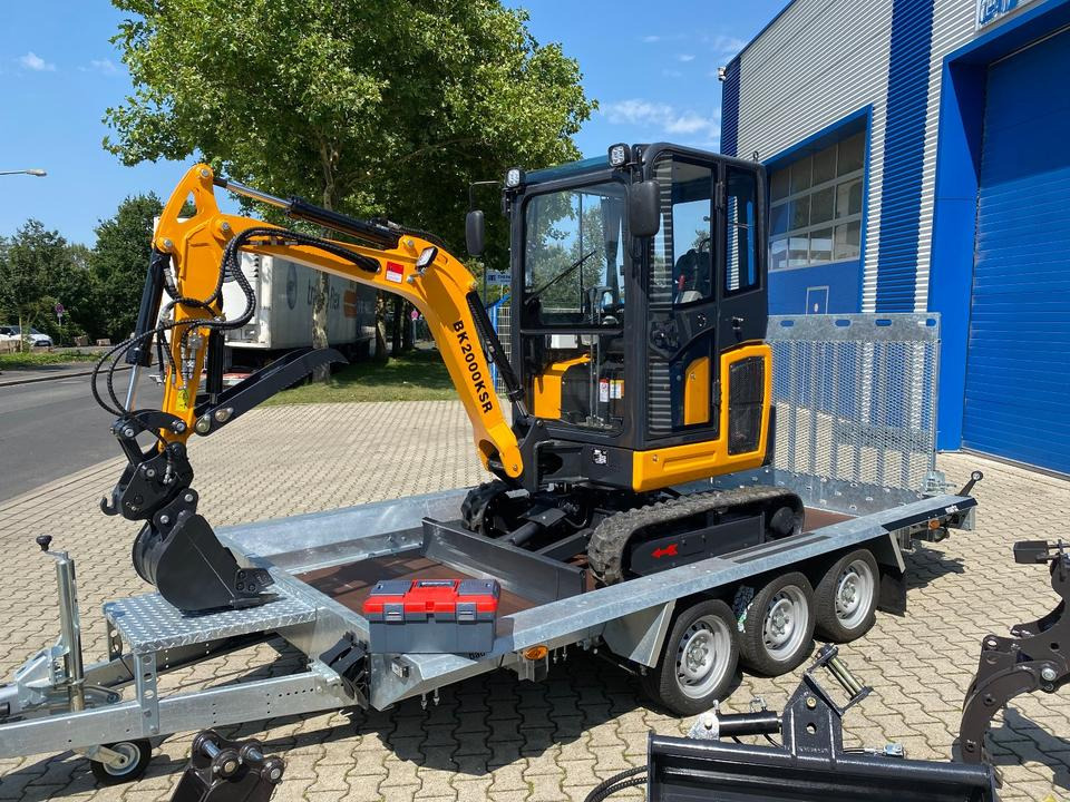 Minibagger BK2000KSR + Tieflader + Zubehör *INKL.19% MWST*BERGER KRAUS*YANMAR*SCHWENKARM* VERSTELLFAHRWERK* - Mini excavator, Trailer: picture 5 Minibagger BK2000KSR + Tieflader + Zubehör *INKL.19% MWST*BERGER KRAUS*YANMAR*SCHWENKARM* VERSTELLFAHRWERK* - Mini excavator, Trailer: picture 5