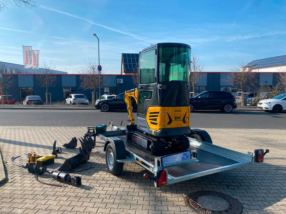 Minibagger BK950KS + Anhänger + Zubehör *INKL.19% MWST*BERGER KRAUS*KABINE*SOFORT!* - Mini excavator, Trailer: picture 5 Minibagger BK950KS + Anhänger + Zubehör *INKL.19% MWST*BERGER KRAUS*KABINE*SOFORT!* - Mini excavator, Trailer: picture 5