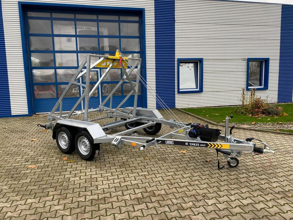 Cable drum trailer Vermietung / Kabelanhänger 3500KG E-Winde / Nutzlast 2825KG / Kabeltrommel-Anhänger / Glasfaser/ 1 Woche: picture 8 Cable drum trailer Vermietung / Kabelanhänger 3500KG E-Winde / Nutzlast 2825KG / Kabeltrommel-Anhänger / Glasfaser/ 1 Woche: picture 8