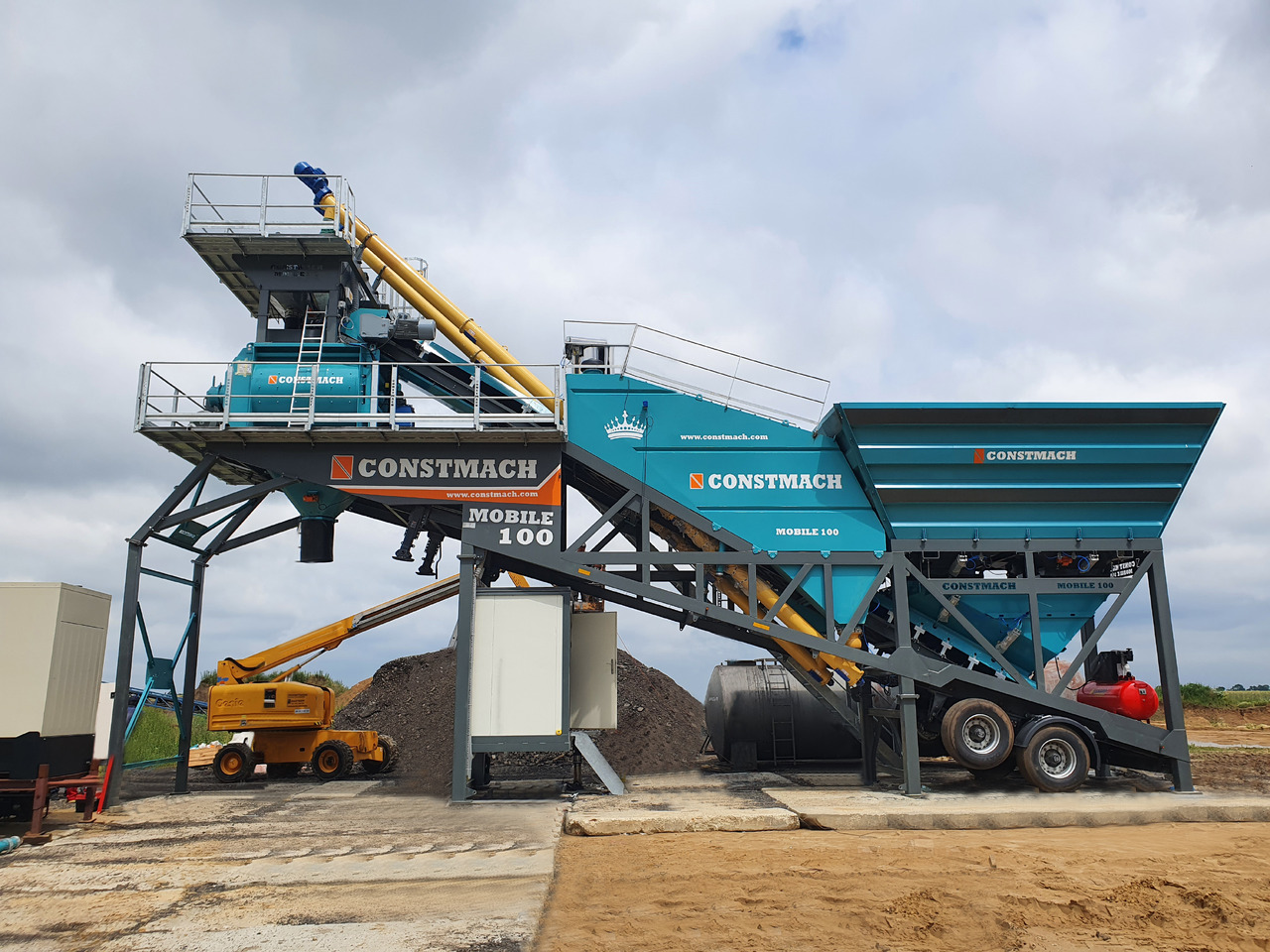 New Concrete plant Constmach 100 m³/h Mobile Concrete Batching Plant: picture 5