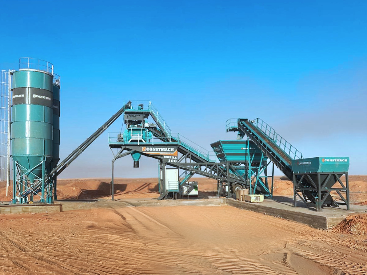 New Concrete plant Constmach 100 m³/h Mobile Concrete Batching Plant: picture 6