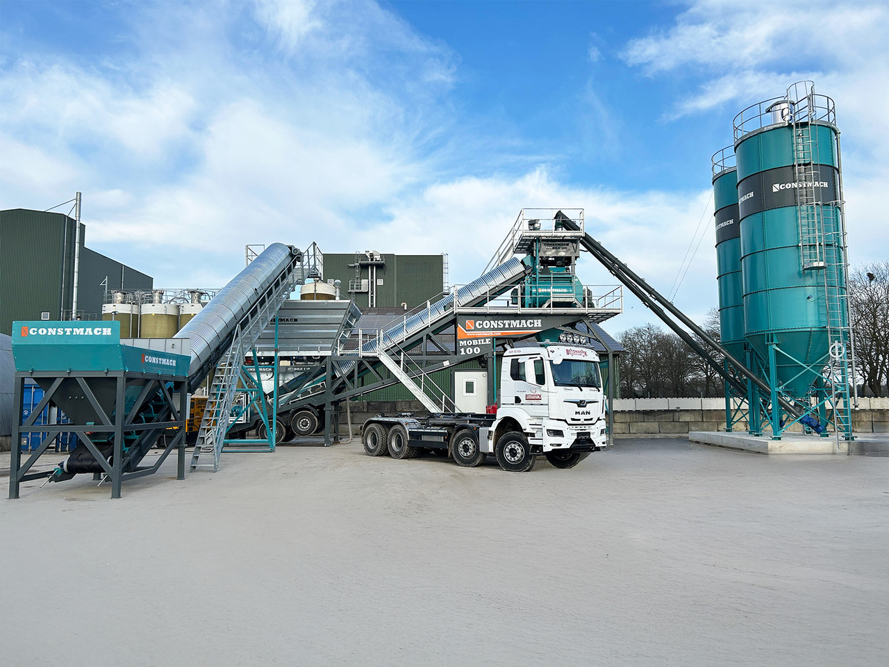 New Concrete plant Constmach 100 m³/h Mobile Concrete Batching Plant: picture 8