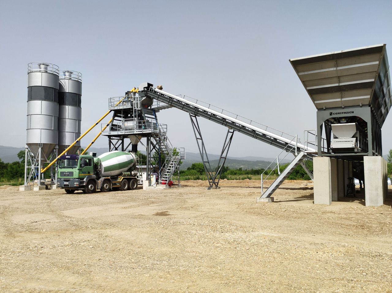 Constmach 160 m³/h Stationary Concrete Batching Plant - Concrete plant: picture 1 Constmach 160 m³/h Stationary Concrete Batching Plant - Concrete plant: picture 1
