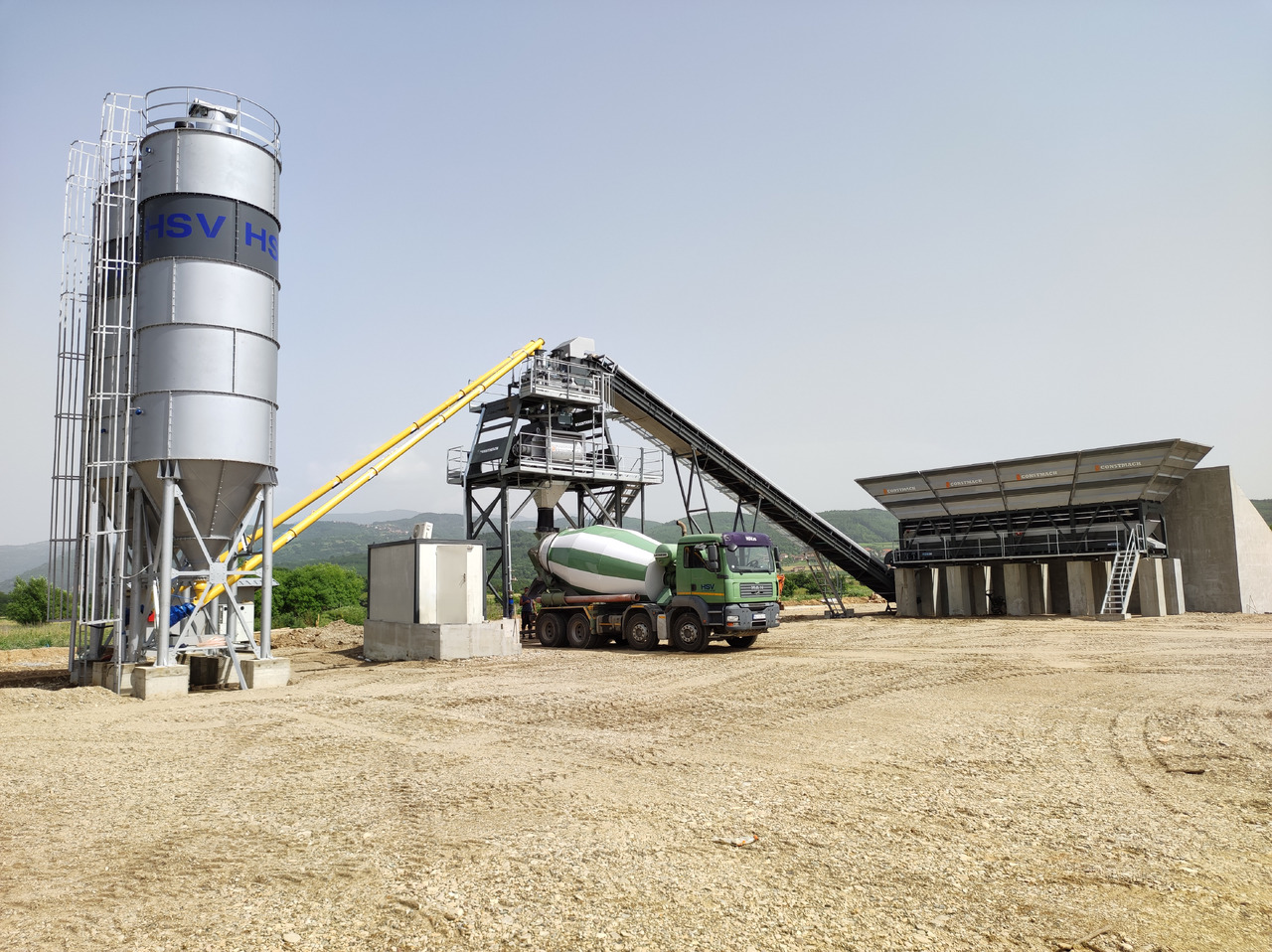 Constmach 160 m³/h Stationary Concrete Batching Plant - Concrete plant: picture 2 Constmach 160 m³/h Stationary Concrete Batching Plant - Concrete plant: picture 2