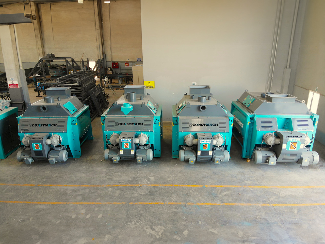 Constmach Mélangeur à Béton à Double Arbre ( Mélangeur à Palettes ) - Concrete mixer: picture 4 Constmach Mélangeur à Béton à Double Arbre ( Mélangeur à Palettes ) - Concrete mixer: picture 4