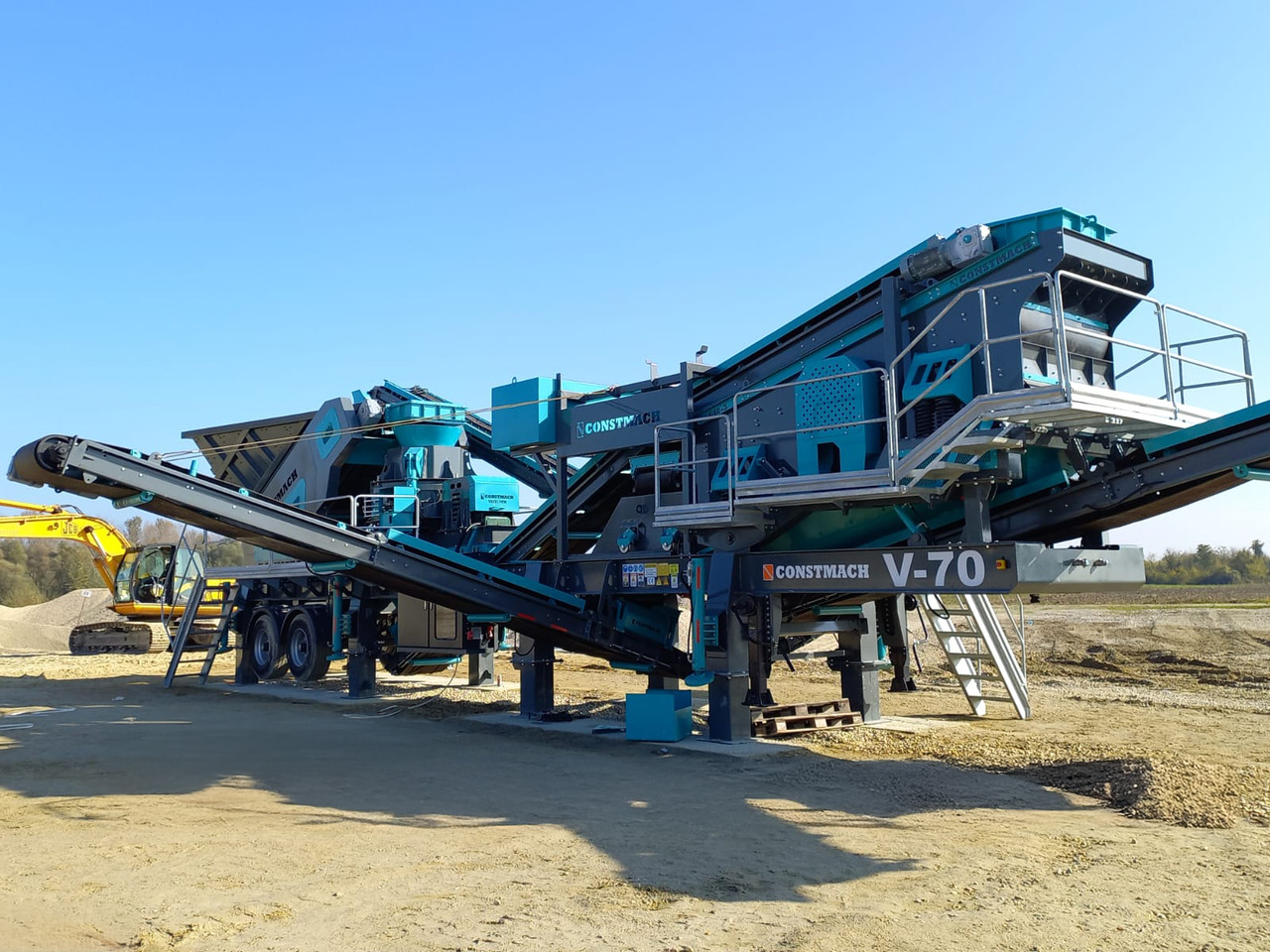 Constmach Mobiler Prallbrecher mit vertikaler Welle und einer Kapazität von 100–150 Tonnen - Mobile crusher: picture 4 Constmach Mobiler Prallbrecher mit vertikaler Welle und einer Kapazität von 100–150 Tonnen - Mobile crusher: picture 4