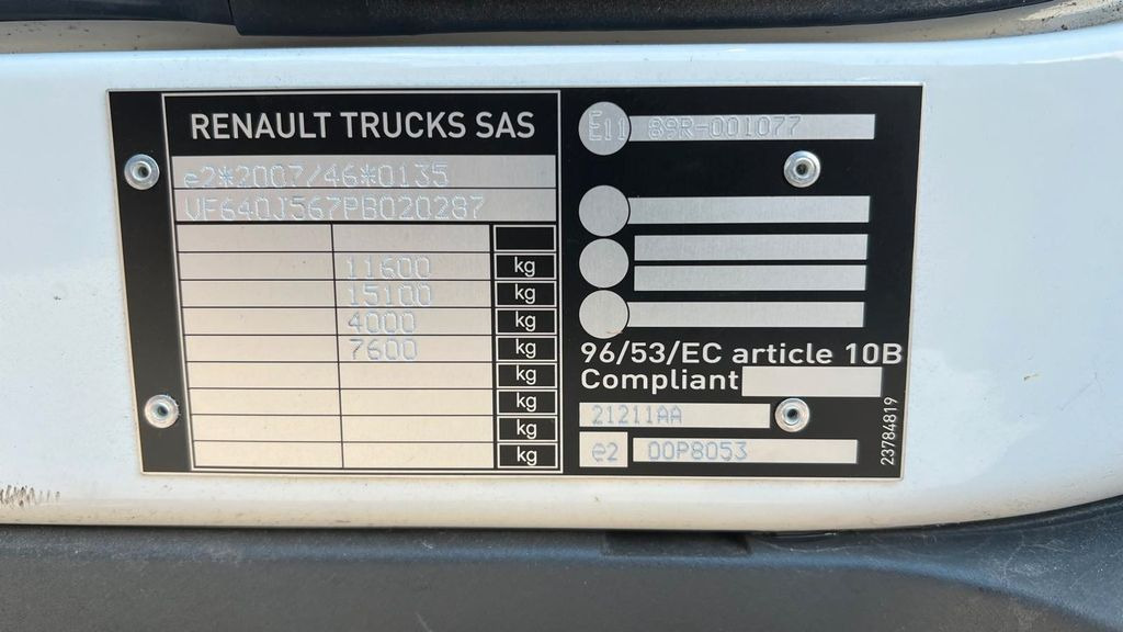 Dropside/ Flatbed truck Renault D 10.210 Klima*PTO*Motor Bremse*Blatt Federung: picture 21
