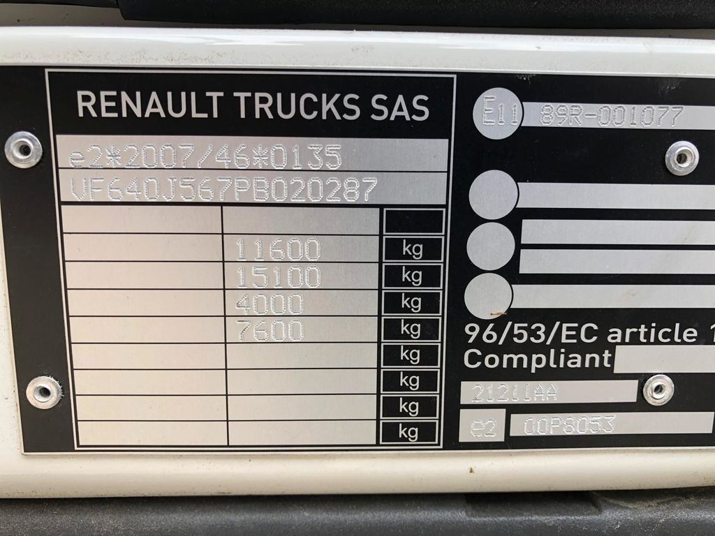 Dropside/ Flatbed truck Renault D 10.210 Klima*PTO*Motor Bremse*Blatt Federung: picture 18