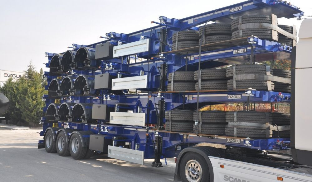 Container transporter/ Swap body semi-trailer for transportation of containers Özgül SKELATAL CONTAINER CHASSIS: picture 8