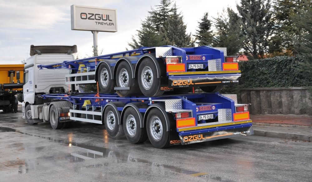 Container transporter/ Swap body semi-trailer for transportation of containers Özgül SKELATAL CONTAINER CHASSIS: picture 7