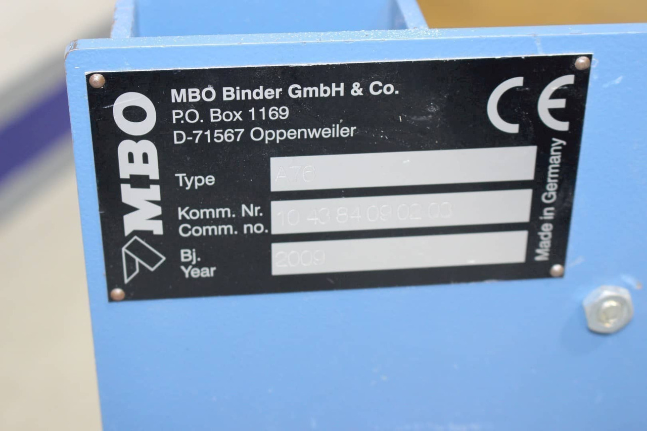 Printing machinery MBO A76-Y2009: picture 6 Printing machinery MBO A76-Y2009: picture 6