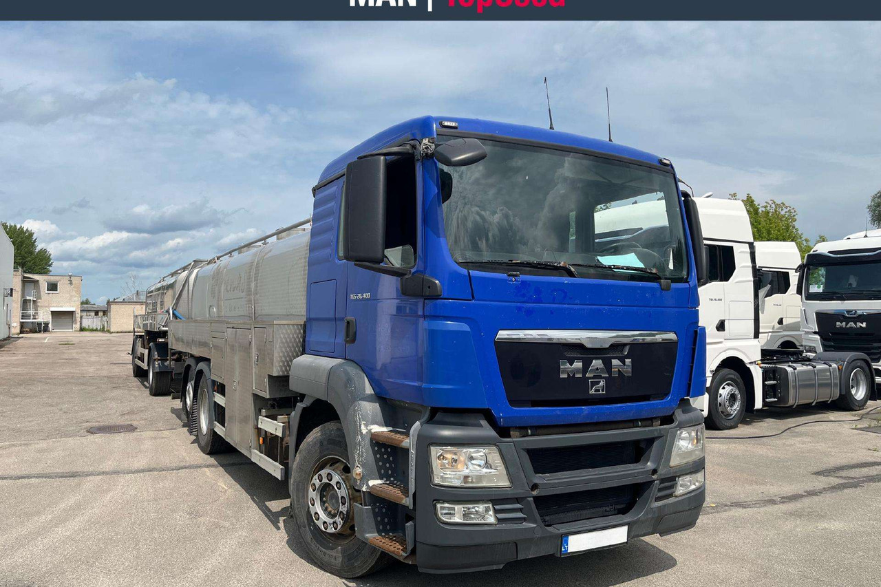 MAN 26.400 6X2-2 Plandex (8633) - Tank truck, Tank trailer: picture 2 MAN 26.400 6X2-2 Plandex (8633) - Tank truck, Tank trailer: picture 2