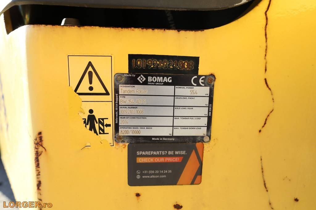 Road roller Bomag BW 154 AD-5: picture 17 Road roller Bomag BW 154 AD-5: picture 17