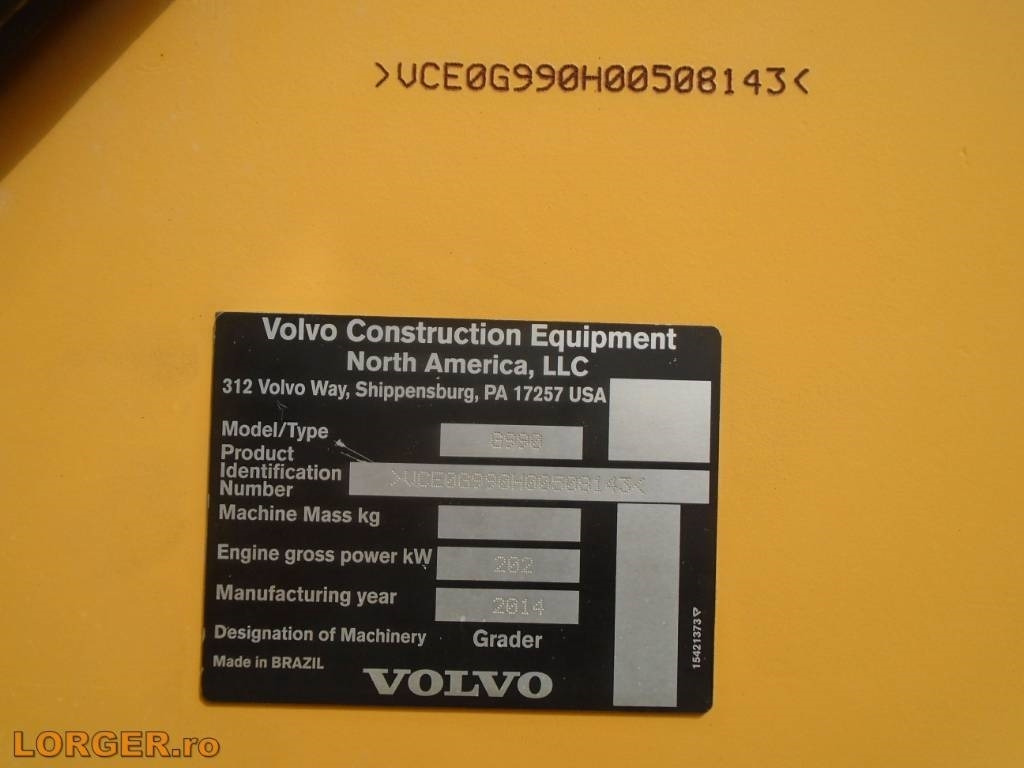 Leasing of Volvo G 990  Volvo G 990: picture 19