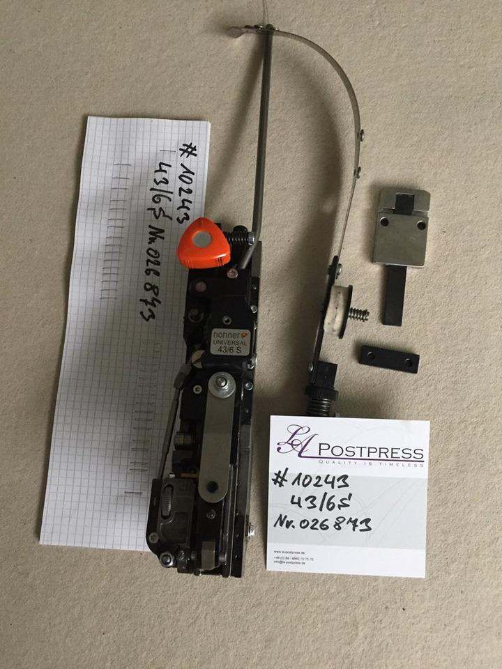 Horizon Hohner stitching head 43/6 S - Printing machinery: picture 2 Horizon Hohner stitching head 43/6 S - Printing machinery: picture 2