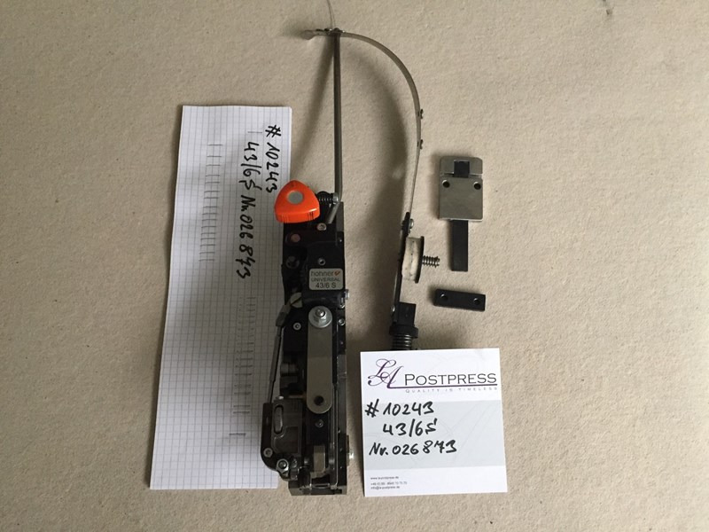 Horizon Hohner stitching head 43/6 S - Printing machinery: picture 1 Horizon Hohner stitching head 43/6 S - Printing machinery: picture 1