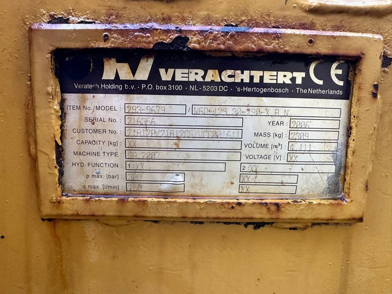 Bucket for Construction machinery Verachtert 2007 hoogkiepbak / hightipbucket / hochkippschaufe: picture 9
