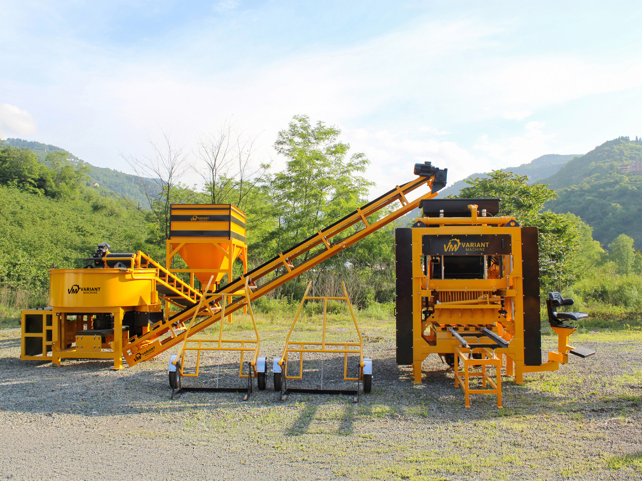 Block Macking Machine | 3.000 Concrete Block - 255 m² Paving Block | 30.000 USD - Block making machine: picture 2 Block Macking Machine | 3.000 Concrete Block - 255 m² Paving Block | 30.000 USD - Block making machine: picture 2