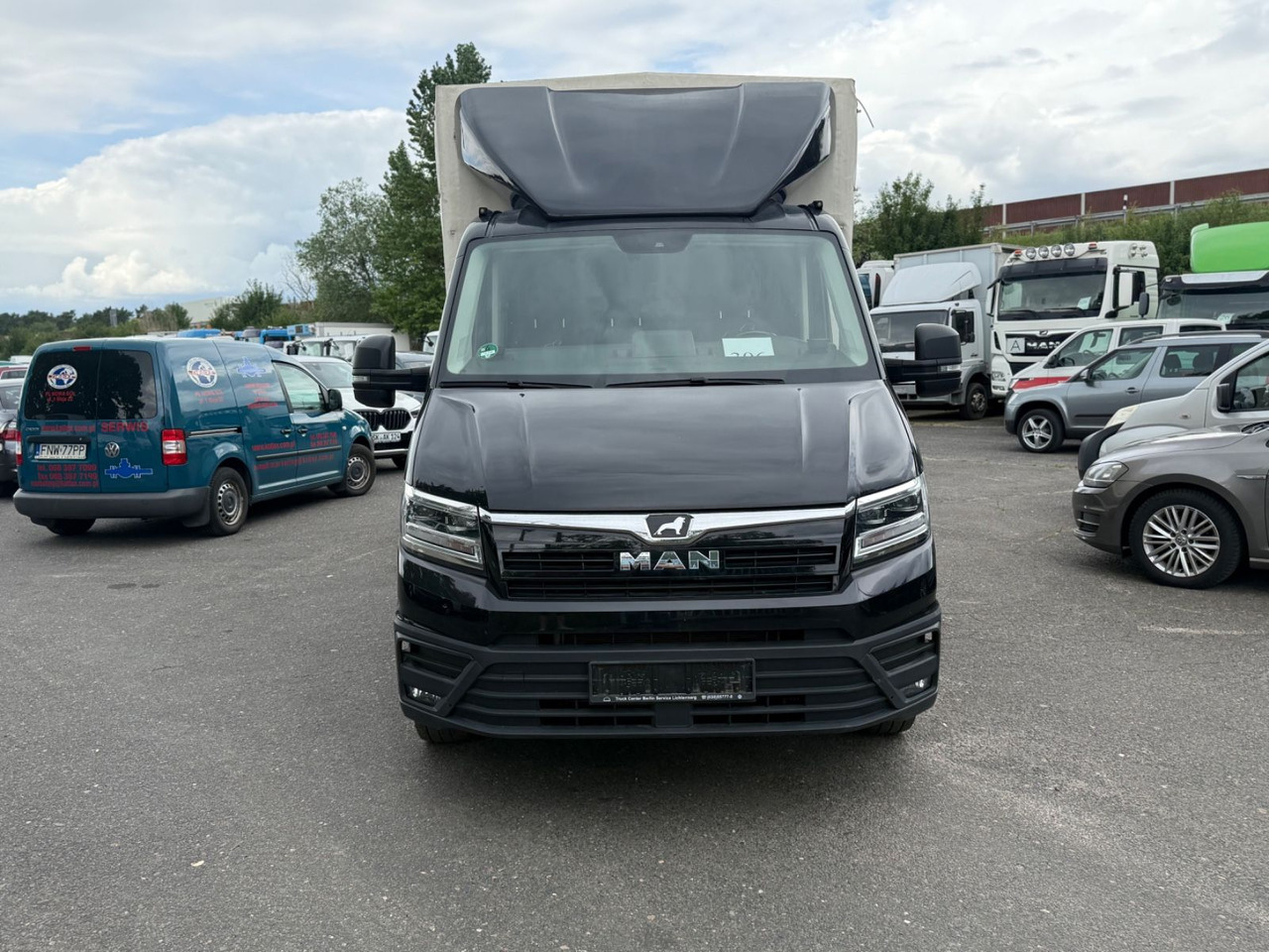 MAN TGE 6.180 27 TKM !! - Curtain side van: picture 2 MAN TGE 6.180 27 TKM !! - Curtain side van: picture 2