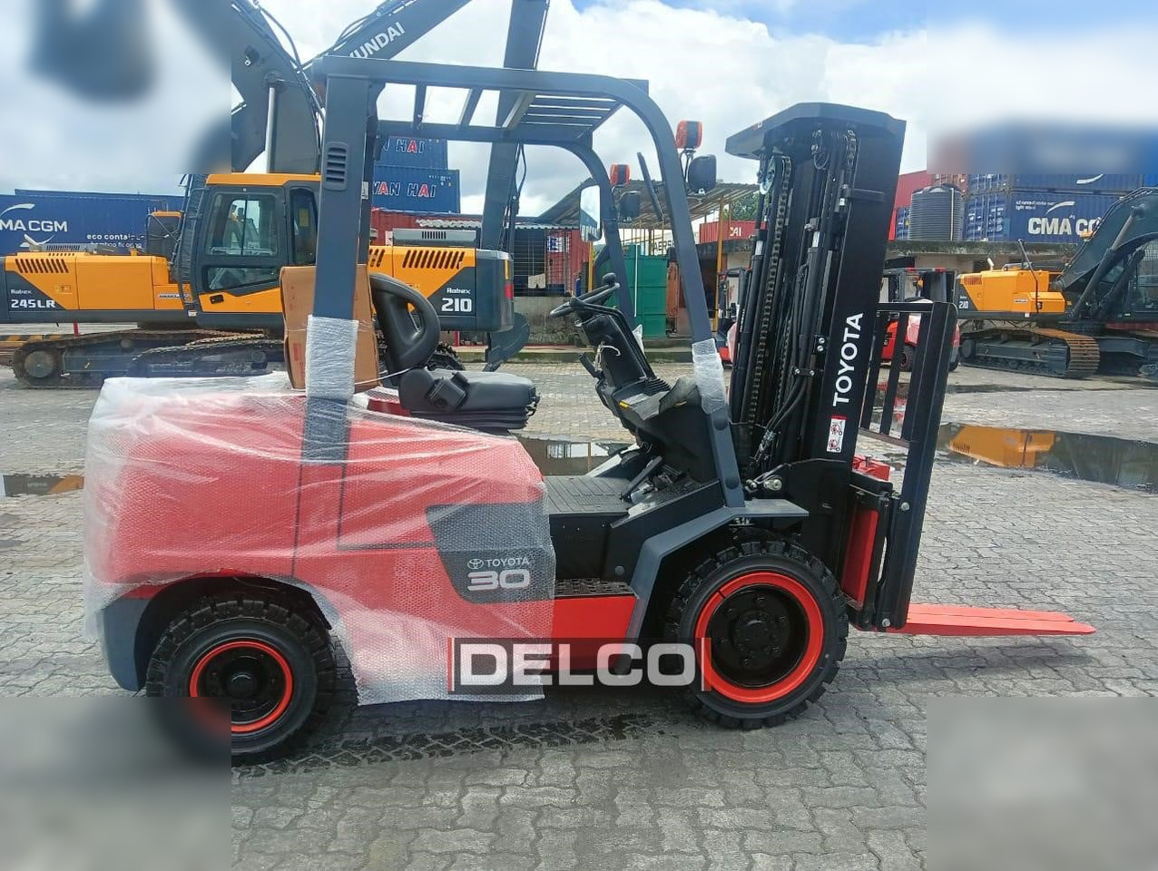 TOYOTA FDZN30 - Forklift: picture 4 TOYOTA FDZN30 - Forklift: picture 4