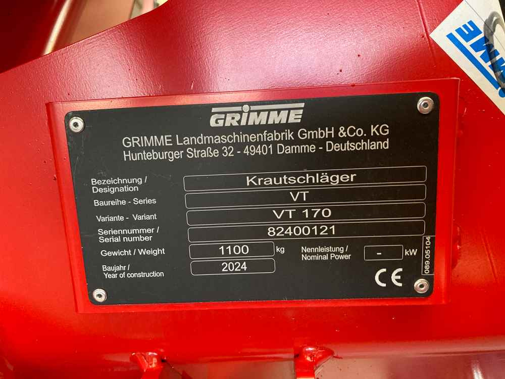 Grimme VT 170 - Grape harvesting machine: picture 2 Grimme VT 170 - Grape harvesting machine: picture 2