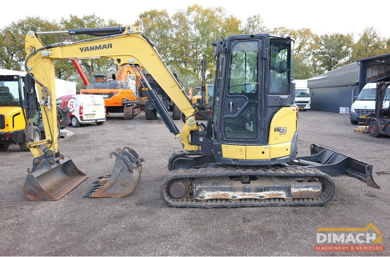 Yanmar ViO50-6  CW10 GP snelwissel, 3 bakken, airco, mono giek - Excavator: picture 1 Yanmar ViO50-6  CW10 GP snelwissel, 3 bakken, airco, mono giek - Excavator: picture 1