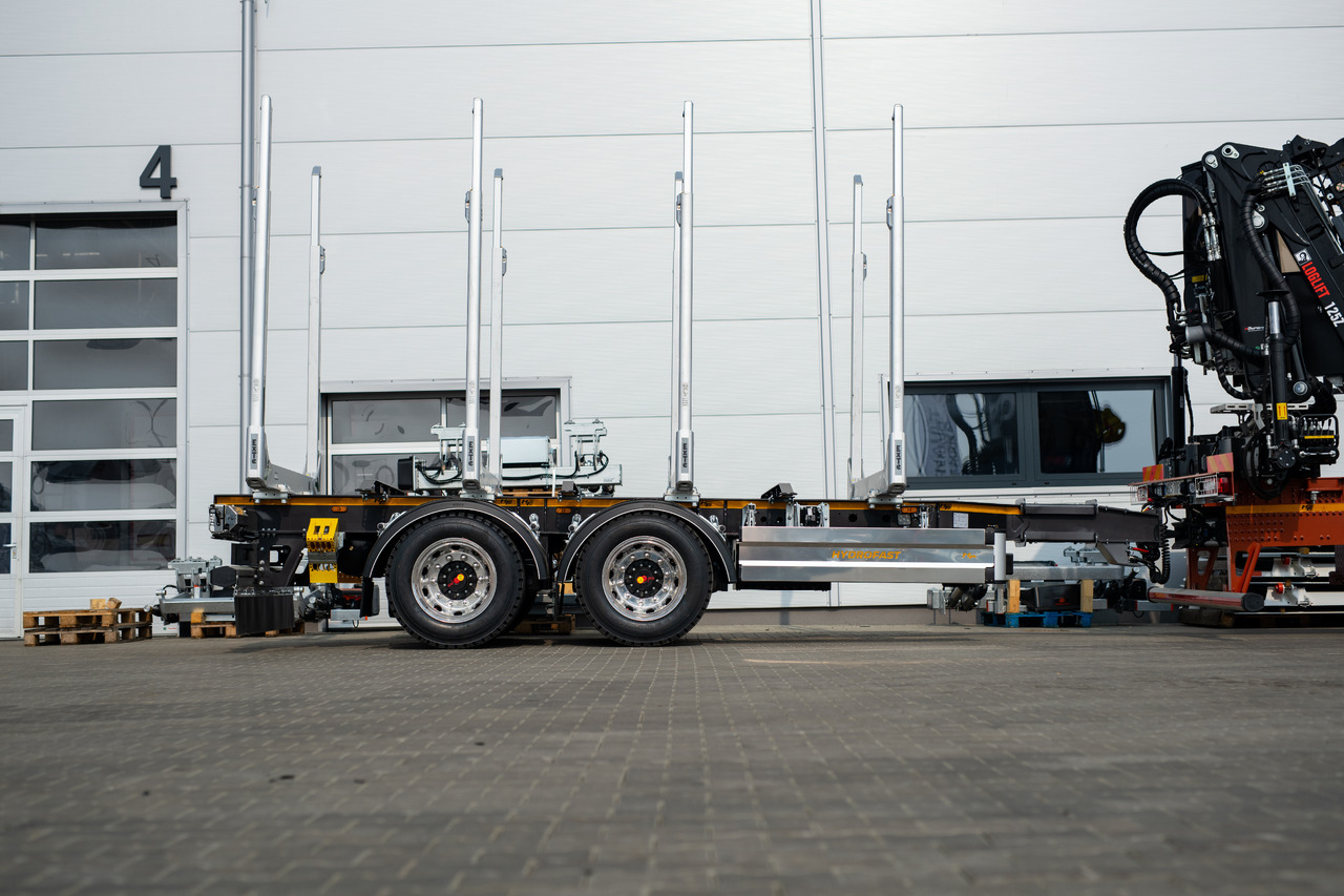 Hydrofast Przyczepa tandem od przewozu drewna na stanie / Timber tandem trailer in stock /Tandem-Anhänger aus Holz/ - Timber trailer: picture 1 Hydrofast Przyczepa tandem od przewozu drewna na stanie / Timber tandem trailer in stock /Tandem-Anhänger aus Holz/ - Timber trailer: picture 1