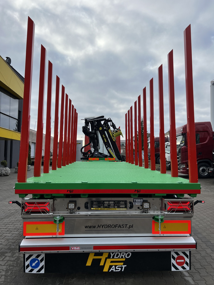New Timber truck, Crane truck for transportation of timber RENAULT Gama K  520 6x4  zabudowa  platforma 3 osiowa z żurawiem: picture 7