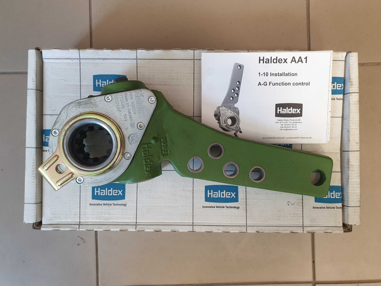 Nastawnik rozpieraka, układ hamulcowy HALDEX 72645C - Brake parts: picture 2 Nastawnik rozpieraka, układ hamulcowy HALDEX 72645C - Brake parts: picture 2