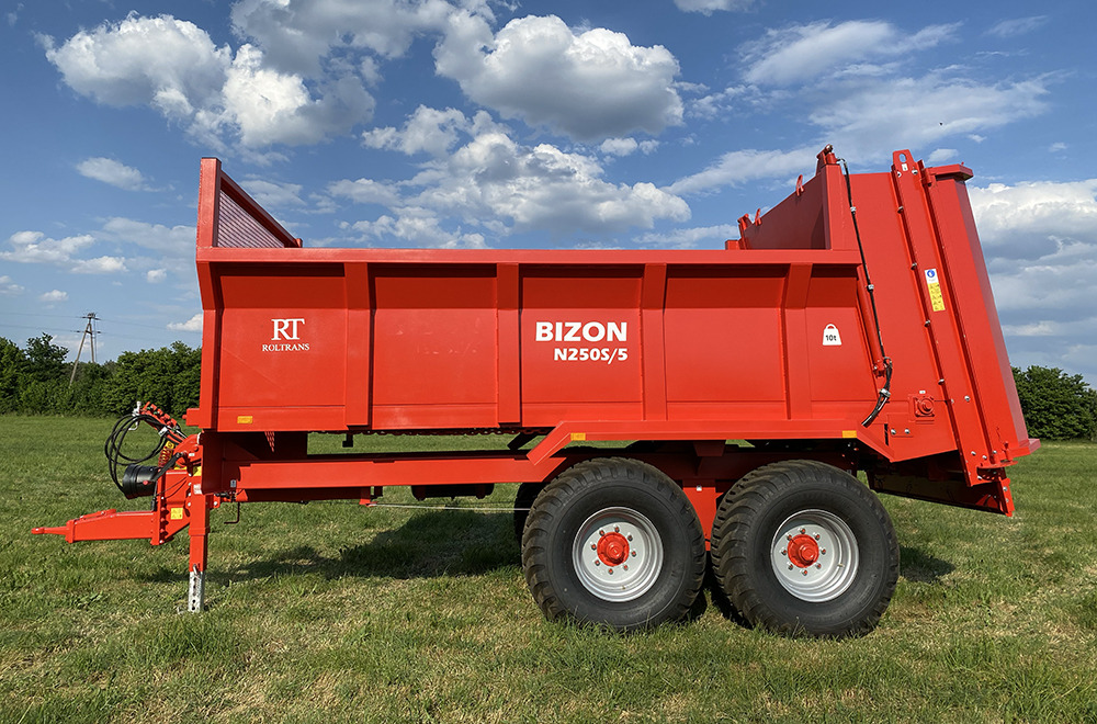 Roltrans Miststreuer / Manure spreader / Epandeur à fumier / Spandiletame / Разбрасыватель органических удобрений / Rozrzutnik obornika N250S/5 10 t - Manure spreader: picture 2 Roltrans Miststreuer / Manure spreader / Epandeur à fumier / Spandiletame / Разбрасыватель органических удобрений / Rozrzutnik obornika N250S/5 10 t - Manure spreader: picture 2