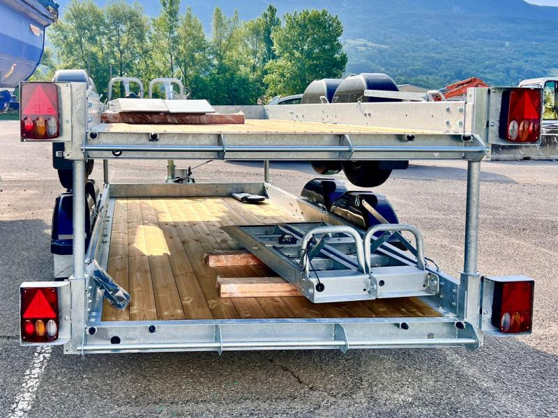 Ecim E350AF REMORQUE PORTE ENGINS 2 ESSIEUX 3T5 NEUVE - Autotransporter trailer: picture 4 Ecim E350AF REMORQUE PORTE ENGINS 2 ESSIEUX 3T5 NEUVE - Autotransporter trailer: picture 4