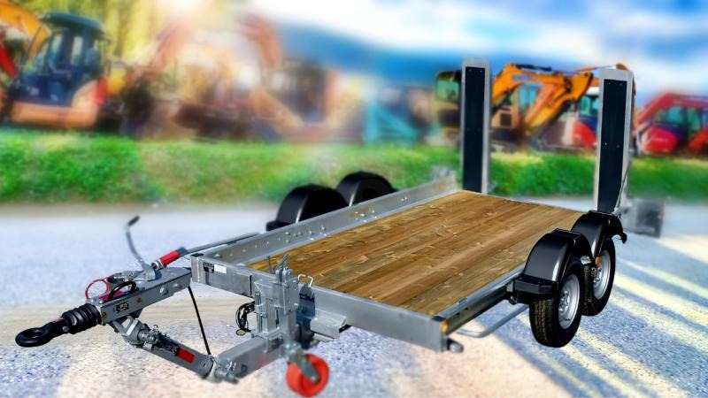 Ecim E350AF REMORQUE PORTE ENGINS 2 ESSIEUX 3T5 NEUVE - Autotransporter trailer: picture 1 Ecim E350AF REMORQUE PORTE ENGINS 2 ESSIEUX 3T5 NEUVE - Autotransporter trailer: picture 1