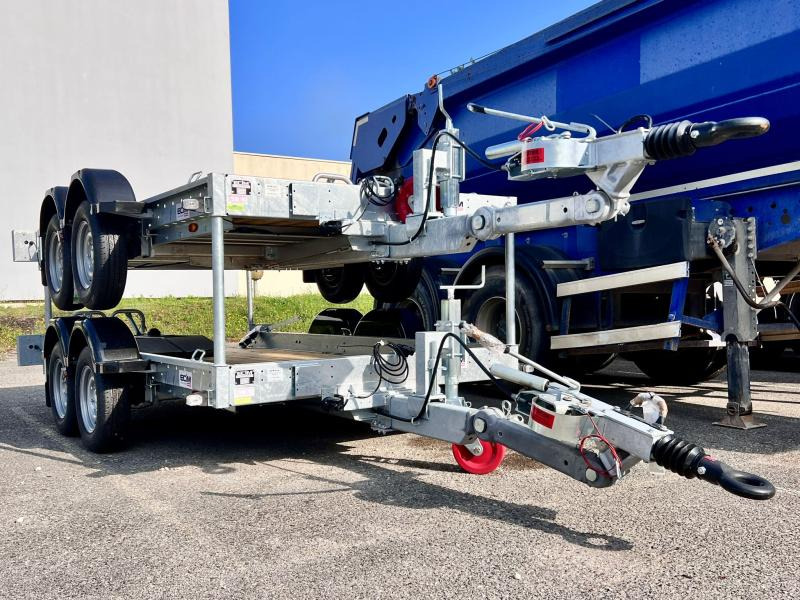 Ecim E350AF REMORQUE PORTE ENGINS 2 ESSIEUX 3T5 NEUVE - Autotransporter trailer: picture 3 Ecim E350AF REMORQUE PORTE ENGINS 2 ESSIEUX 3T5 NEUVE - Autotransporter trailer: picture 3