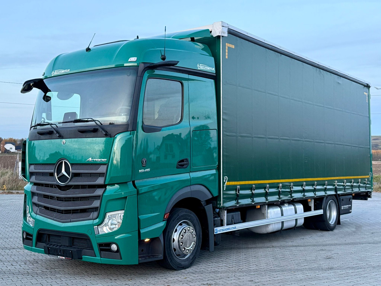 MERCEDES-BENZ ACTROS 1845 / FIRANKA / 19 EUROPALET / DUŻA KABINA / AUTOMAT / 2021 - Curtainsider truck: picture 2 MERCEDES-BENZ ACTROS 1845 / FIRANKA / 19 EUROPALET / DUŻA KABINA / AUTOMAT / 2021 - Curtainsider truck: picture 2