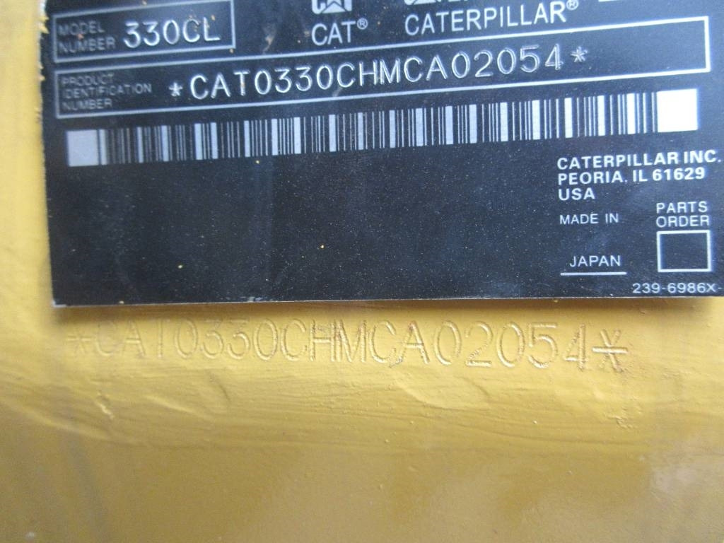 CAT 330 CL - Crawler excavator: picture 3 CAT 330 CL - Crawler excavator: picture 3