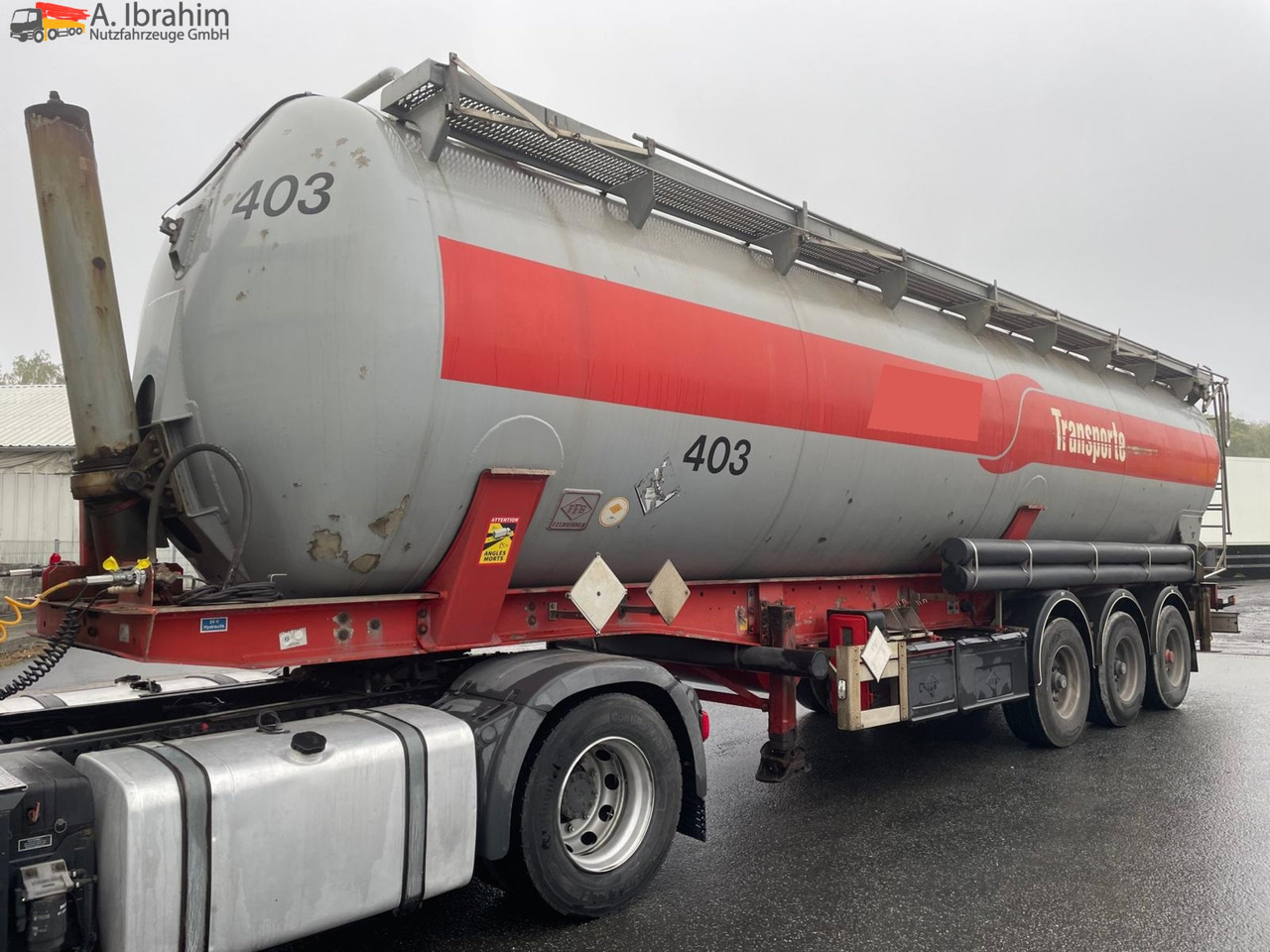 Feldbinder KIP 57.3 Kippsilo 57 m³ | Trommelbremse | 1 Kammer | 24V Bordhydraulik - Silo semi-trailer: picture 1 Feldbinder KIP 57.3 Kippsilo 57 m³ | Trommelbremse | 1 Kammer | 24V Bordhydraulik - Silo semi-trailer: picture 1