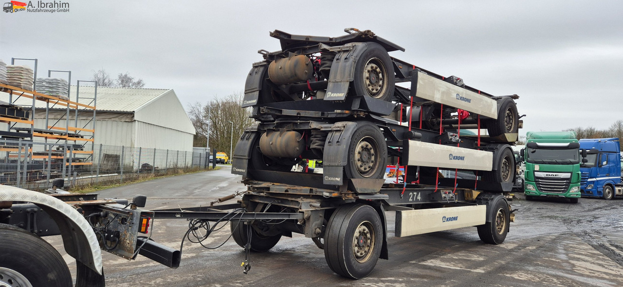 Krone AZ 3x vorhanden SAF Achsen, fertig gestapelt - Container transporter/ Swap body trailer: picture 5 Krone AZ 3x vorhanden SAF Achsen, fertig gestapelt - Container transporter/ Swap body trailer: picture 5