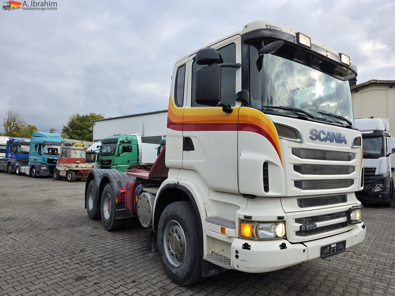 Tractor unit Scania R560 | 6x4 | V8 | Blatt Blatt | Schaltgetriebe |Kipphydraulik | Klima | Trommelbremse| 3 Pedals: picture 10