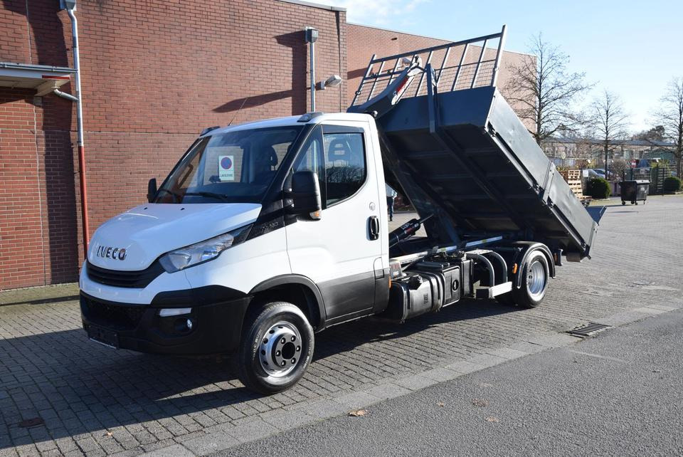 Iveco Daily 70 C18 City Haken Abrollkip.HIAB Multilift - Tipper van: picture 1 Iveco Daily 70 C18 City Haken Abrollkip.HIAB Multilift - Tipper van: picture 1
