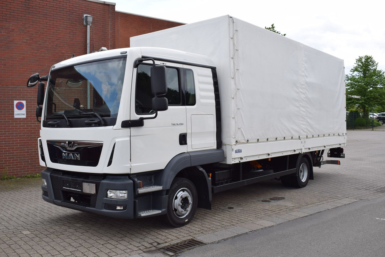 MAN TGL 8.190 Pritsche Plane LBW Tempomat Klima - Curtain side van: picture 1 MAN TGL 8.190 Pritsche Plane LBW Tempomat Klima - Curtain side van: picture 1